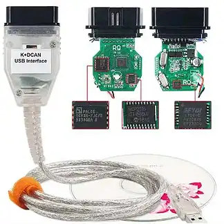 Tester BMW INPA FT232RL +Switch OBD II OBD I Interfata diagnoza K+DCAN