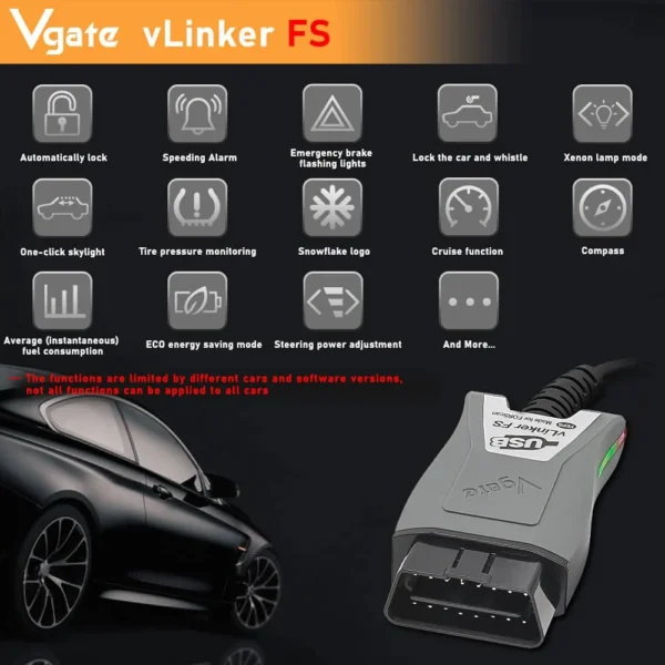 tester vgate diagnoza compatibil ford mazda vlinker fs 338742