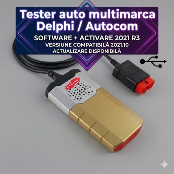 Tester Profesional DS150E Gold + Functia Bluetooth