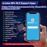 Vgate vLinker BM ELM327 V2.2 OBD2 Scanner Bluetooth-For BMW