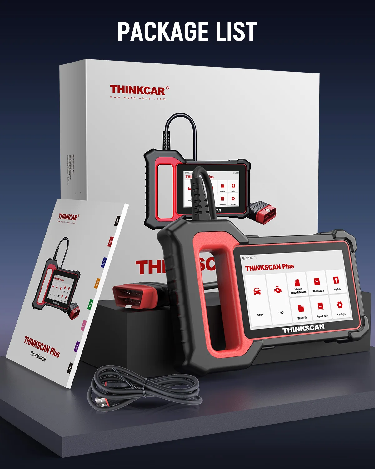 THINKCAR Thinkscan Plus S7 S6 S4 OBD2 Scanner