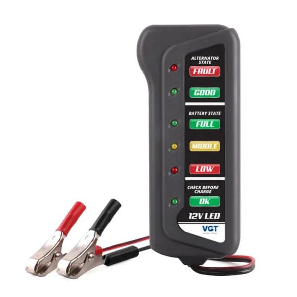 Tester baterie auto Tester baterie auto si alternator, 12 V, VGT